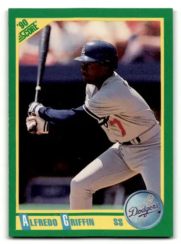 1990 Score #156 Alfredo Griffin NM-MT Dodgers ID:46154 - Baseball Card Single