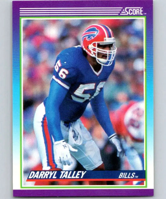 1990 Score #156 Darryl Talley NM-MT Buffalo Bills Football Card