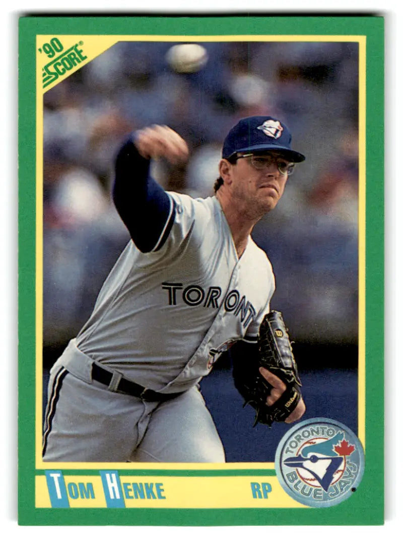 1990 Score #157 Tom Henke NM-MT Blue Jays ID:70053 - Baseball Card Single