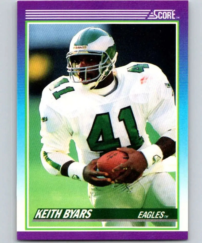 1990 Score #159 Keith Byars NM-MT Philadelphia Eagles Football Card - Football Card Single