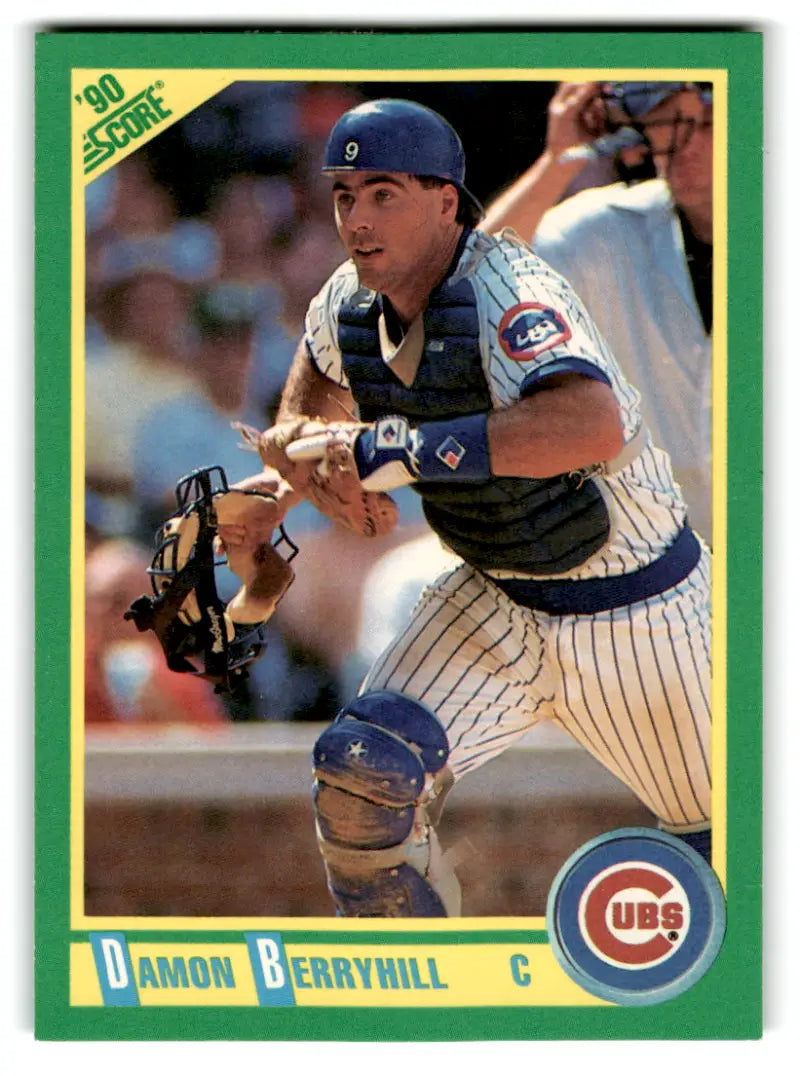 1990 Score #163 Damon Berryhill NM-MT Cubs ID:70059 - Baseball Card Single