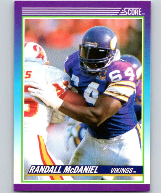 1990 Score #164 Randall McDaniel NM-MT Minnesota Vikings Football Card
