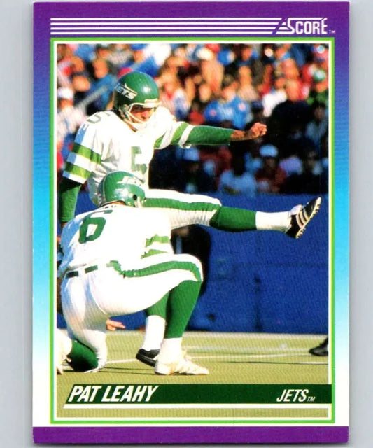 1990 Score #165 Pat Leahy NM-MT New York Jets Football Card - Football Card Single