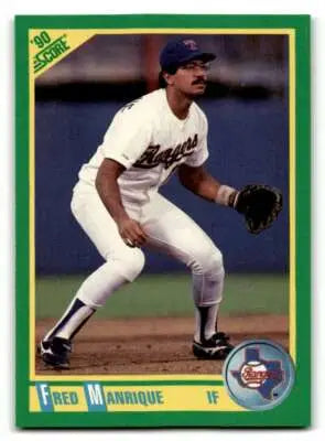 1990 Score #166 Fred Manrique ID:46901 - Baseball Card Single