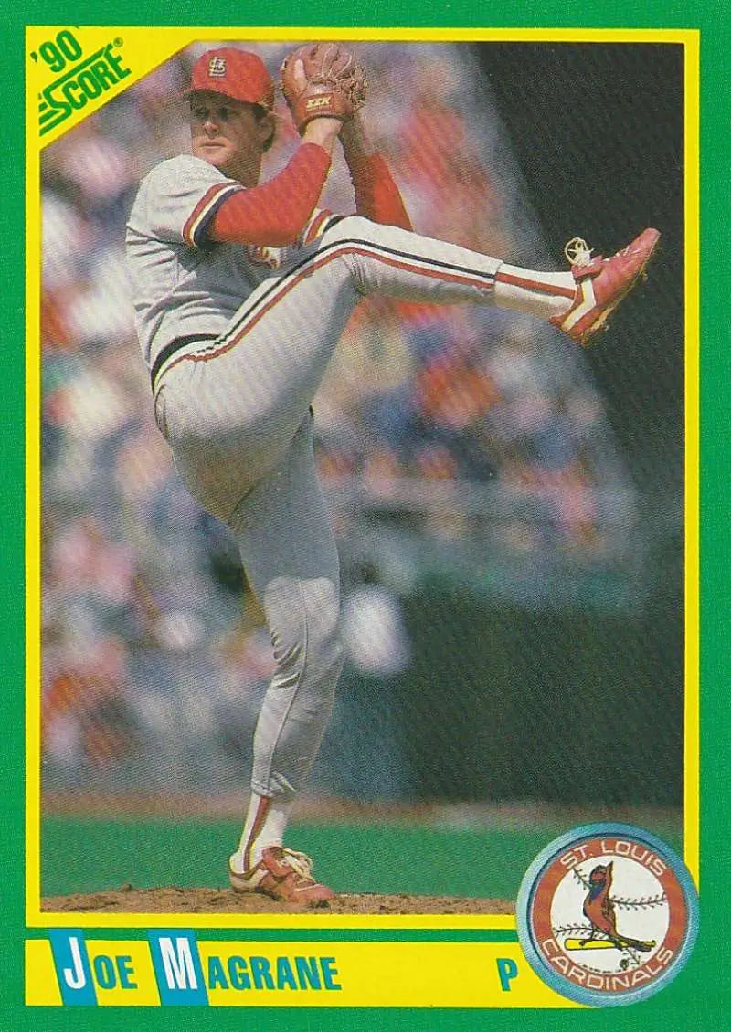 1990 Score #17 Joe Magrane EX Excellent St. Louis Cardinals Baseball Card - Baseball Card Single