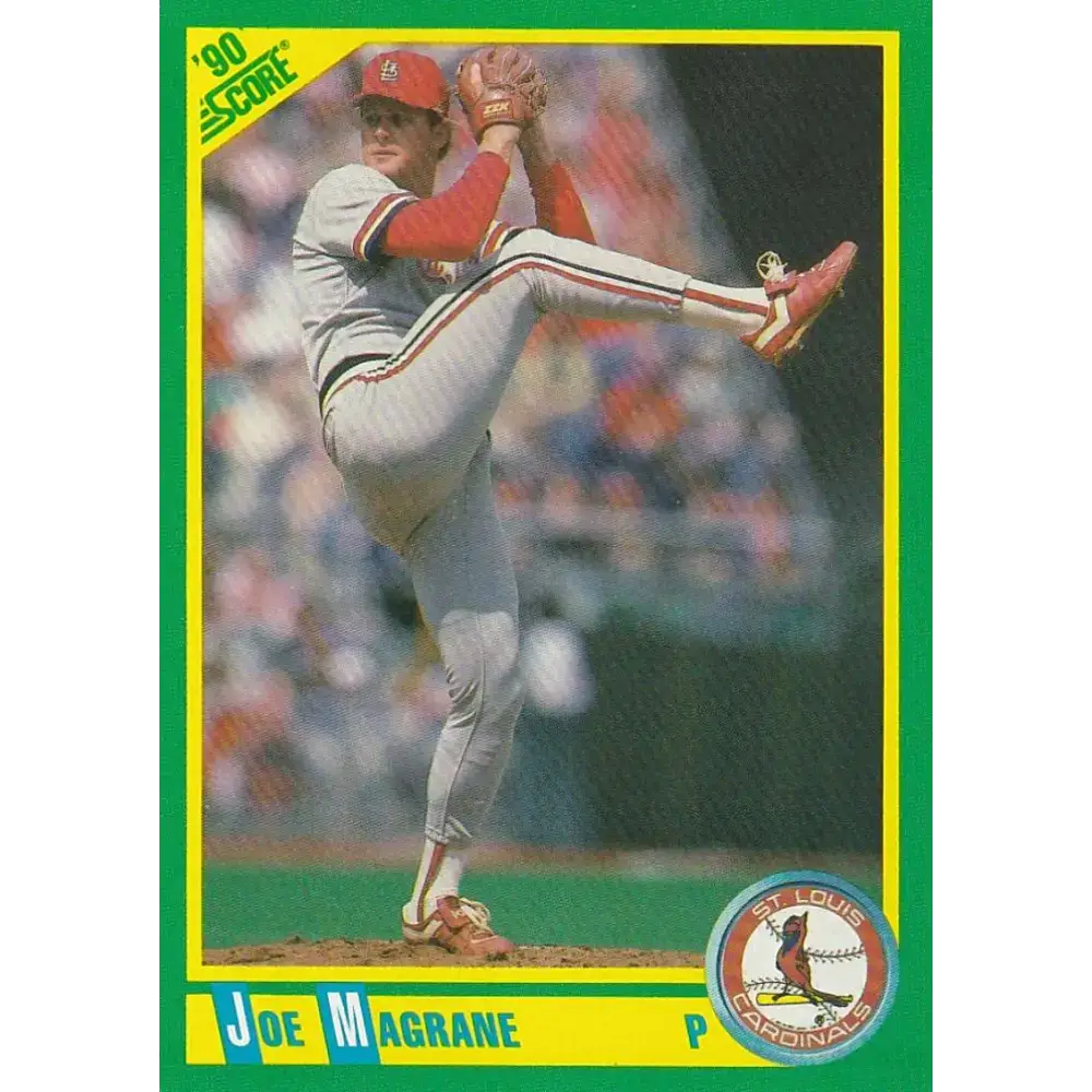 1990 Score #17 Joe Magrane NM-MT St. Louis Cardinals Baseball Card - Baseball Card Single