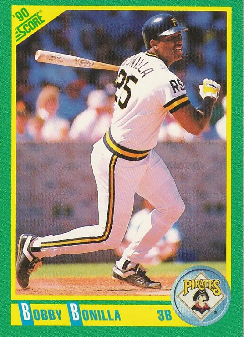 1990 Score #170 Bobby Bonilla EX Excellent Pittsburgh Pirates Baseball Card - Baseball Card Single