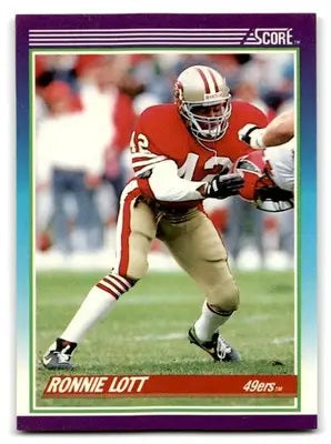 1990 Score #170 Ronnie Lott 49ers - Football Card Single