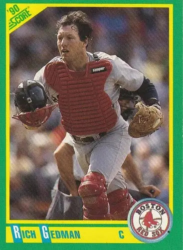 1990 Score #173 Rich Gedman NM-MT Red Sox - Baseball Card Single