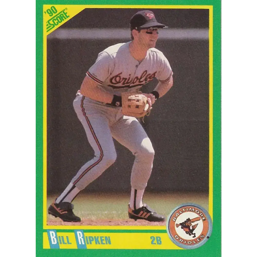 1990 Score #174 Billy Ripken NM-MT Baltimore Orioles Baseball Card - Baseball Card Single