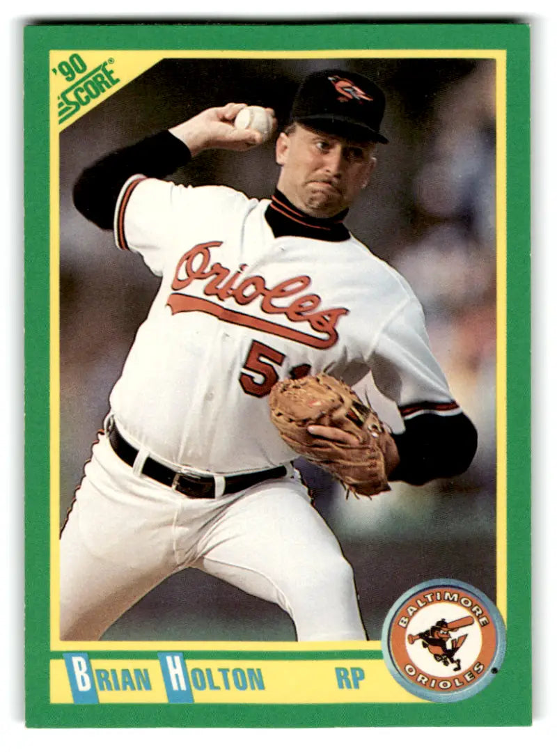 1990 Score #177 Brian Holton NM-MT Orioles ID:70061 - Baseball Card Single