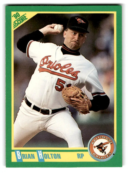 1990 Score #177 Brian Holton NM-MT Orioles ID:70061 - Baseball Card Single
