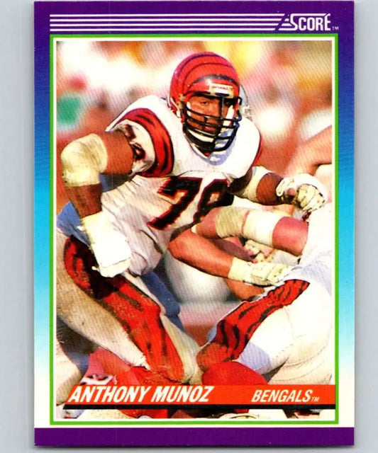 1990 Score #178 Anthony Munoz NM-MT Cincinnati Bengals Football Card