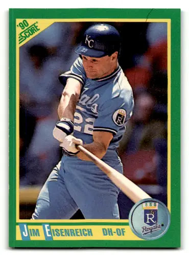 1990 Score #179 Jim Eisenreich NM Near Mint Royals ID:46171 - Baseball Card Single