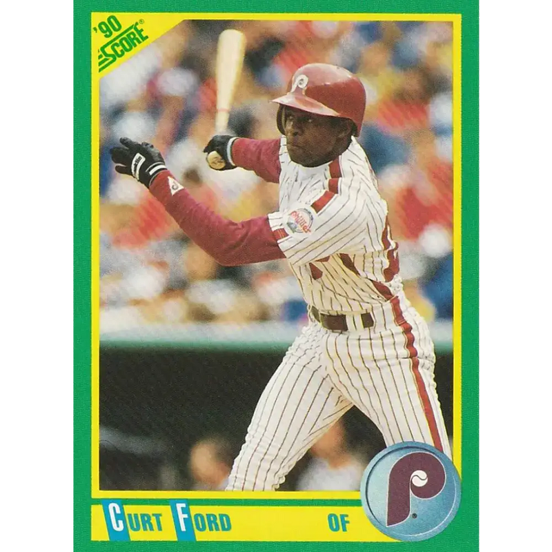 1990 Score #183 Curt Ford NM-MT Philadelphia Phillies Baseball Card - Baseball Card Single