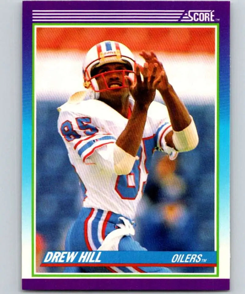 1990 Score #185 Drew Hill NM-MT Houston Oilers Football Card