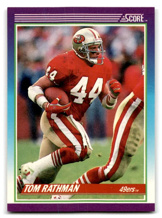 1990 Score #188 Tom Rathman - Football Card Single