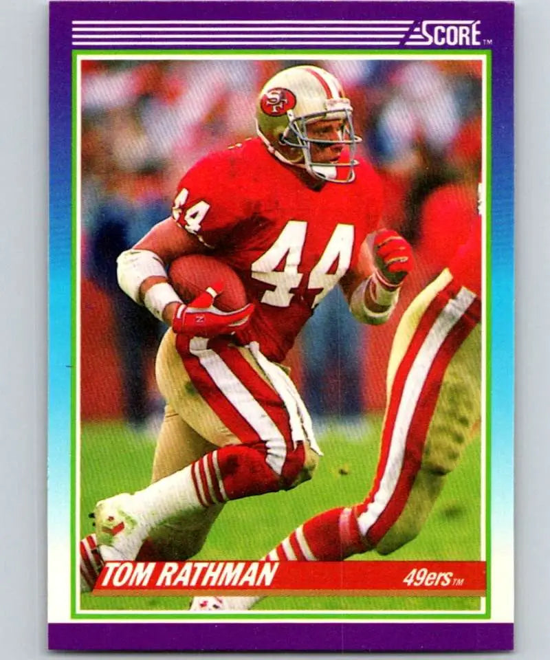 1990 Score #188 Tom Rathman NM-MT San Francisco 49ers Football Card - Football Card Single