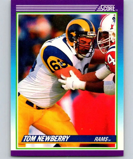1990 Score #192 Tom Newberry NM-MT Los Angeles Rams Football Card