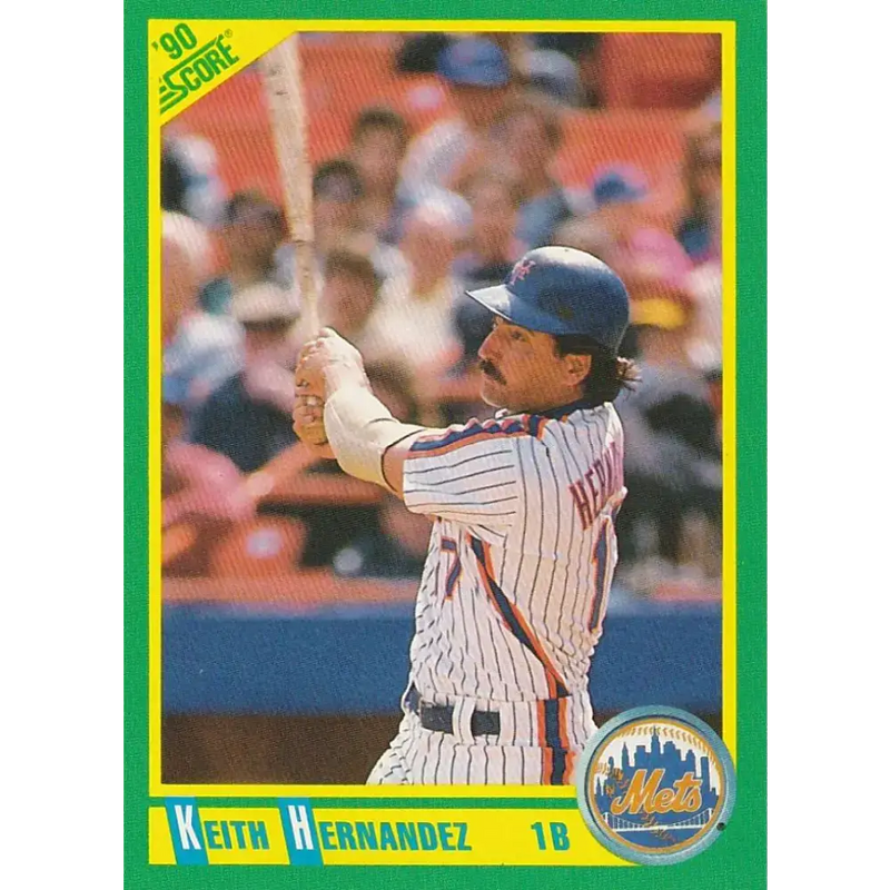 1990 Score #193 Keith Hernandez NM-MT New York Mets Baseball Card - Baseball Card Single