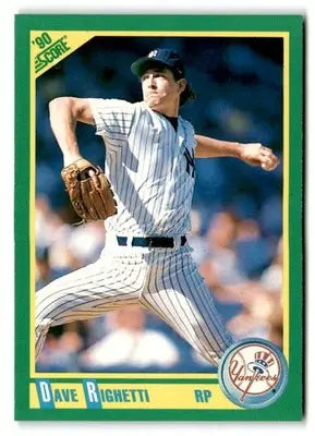 1990 Score #194 Dave Righetti - Baseball Card Single
