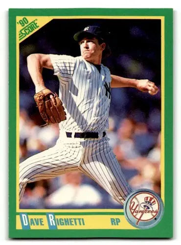 1990 Score #194 Dave Righetti ID:46860 - Baseball Card Single