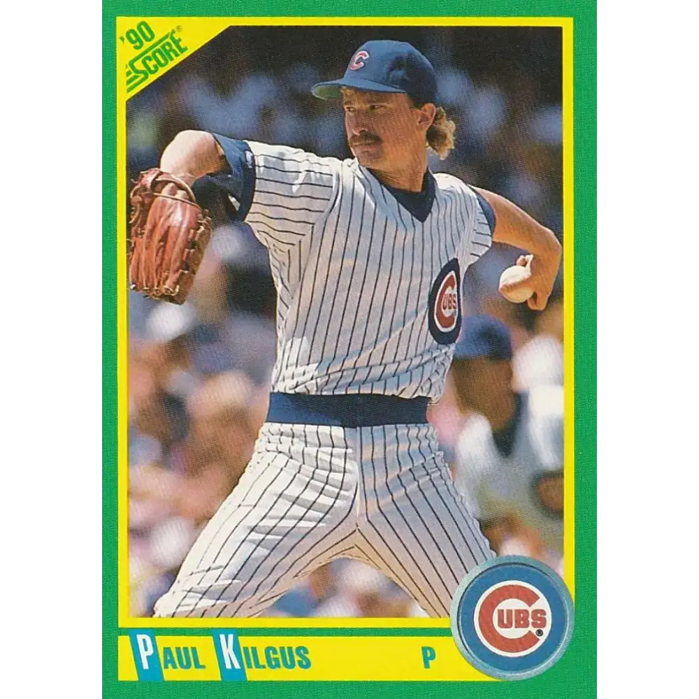 1990 Score #196 Paul Kilgus NM-MT Chicago Cubs Baseball Card - Baseball Card Single