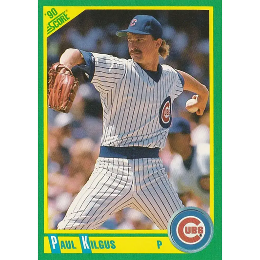 1990 Score #196 Paul Kilgus NM-MT Chicago Cubs Baseball Card - Baseball Card Single