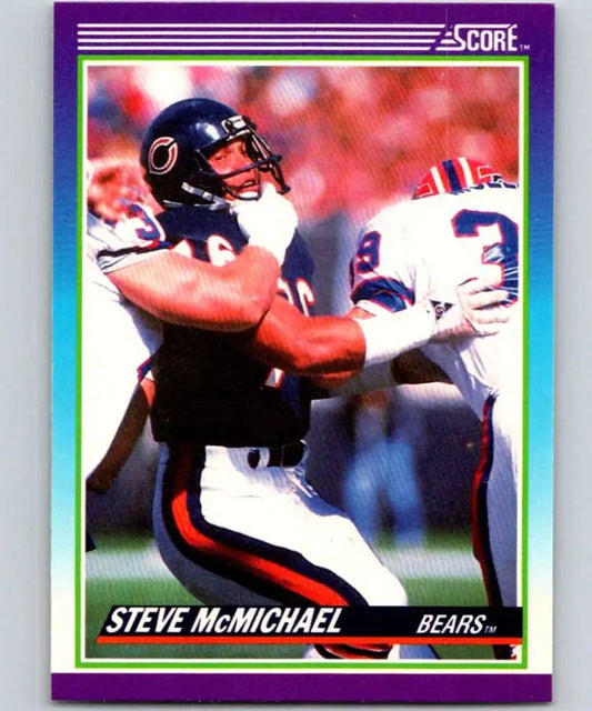1990 Score #197 Steve McMichael NM-MT Chicago Bears Football Card