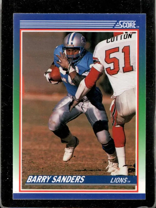 1990 Score #20 Barry Sanders NM-MT Detroit Lions Football Card