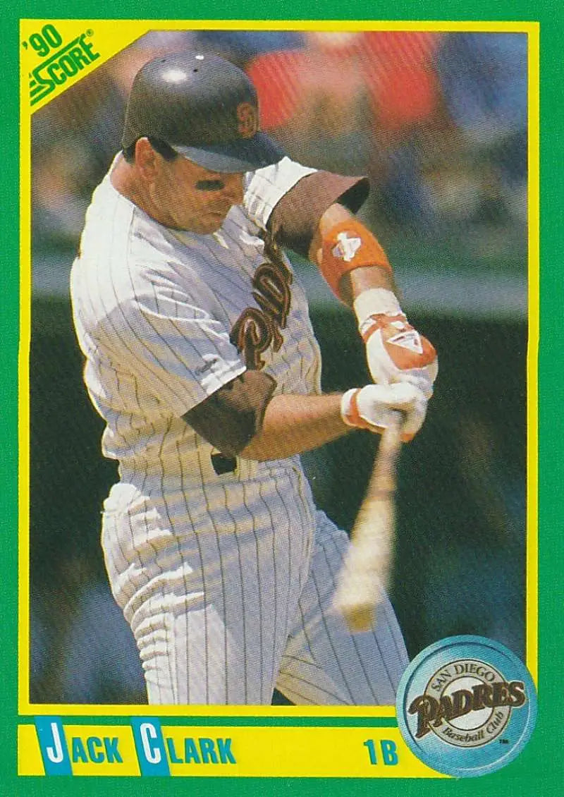 1990 Score #20 Jack Clark EX Excellent San Diego Padres Baseball Card - Baseball Card Single