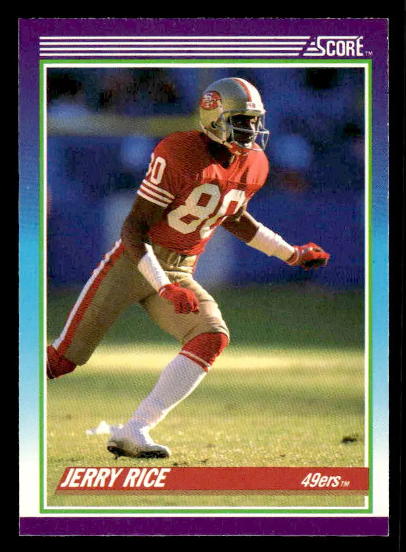 1990 Score #200 Jerry Rice - Football Card Single