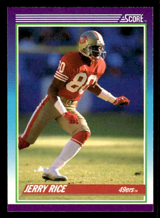 1990 Score #200 Jerry Rice - Football Card Single