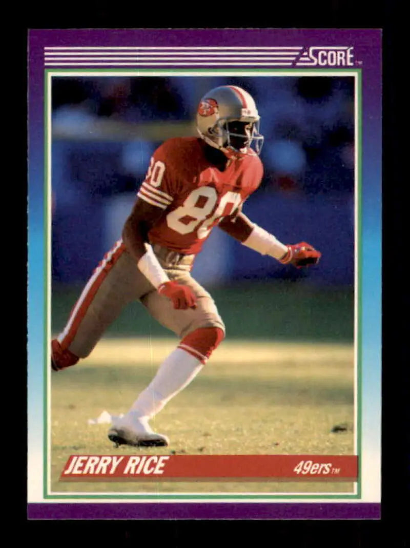1990 Score #200 Jerry Rice NM-MT San Francisco 49ers Football Card - Football Card Single