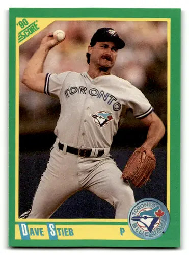 Original gloss 1990 Score Dave Stieb baseball card NM-MT Blue Jays ID:46149