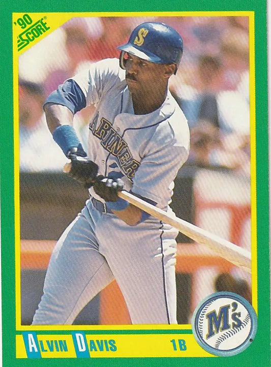 1990 Score #205 Alvin Davis EX Excellent Seattle Mariners Baseball Card