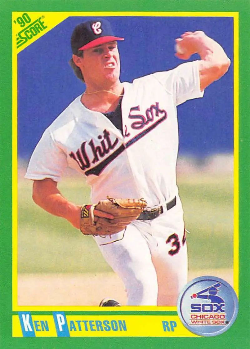 1990 Score #207 Ken Patterson EX Excellent Chicago White Sox Baseball Card - Baseball Card Single