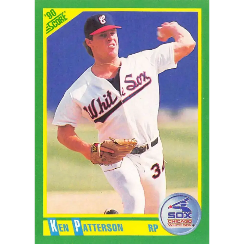 1990 Score #207 Ken Patterson NM-MT Chicago White Sox Baseball Card - Baseball Card Single