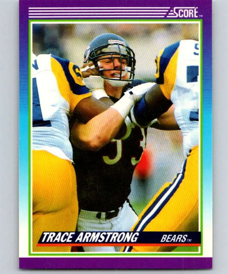 1990 Score #209 Trace Armstrong NM-MT Chicago Bears Football Card