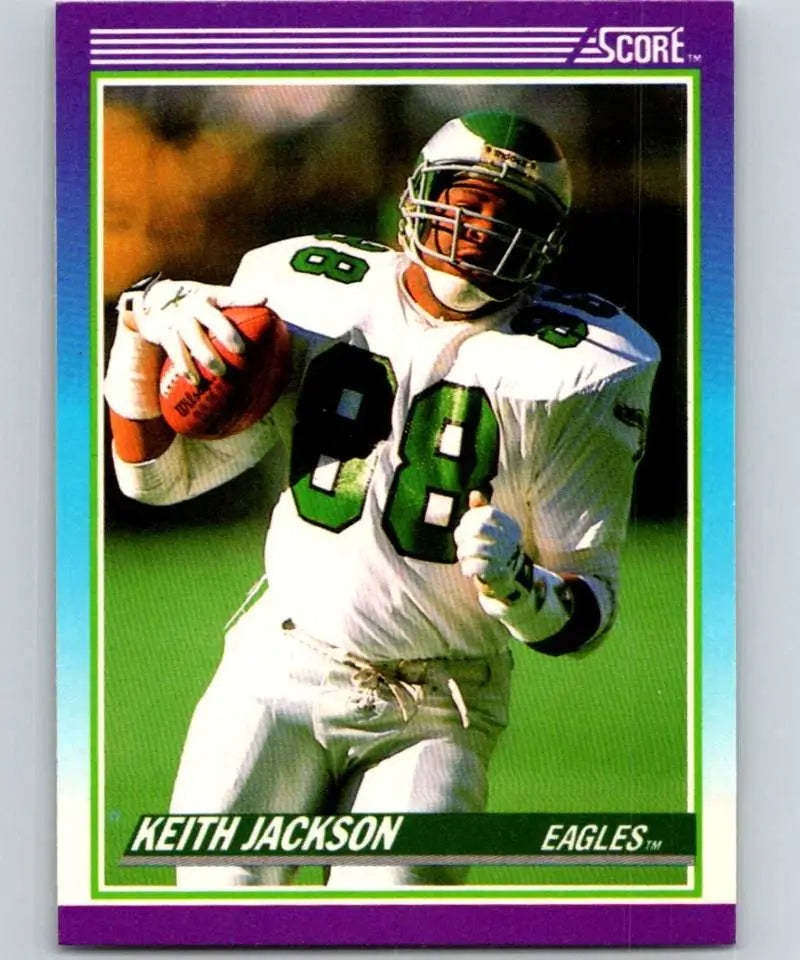 1990 Score #210 Keith Jackson NM-MT Philadelphia Eagles Football Card - Football Card Single
