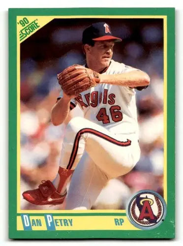 1990 Score #211 Dan Petry California Angels Baseball Cards EX/NM ID:58542 - Baseball Card Single