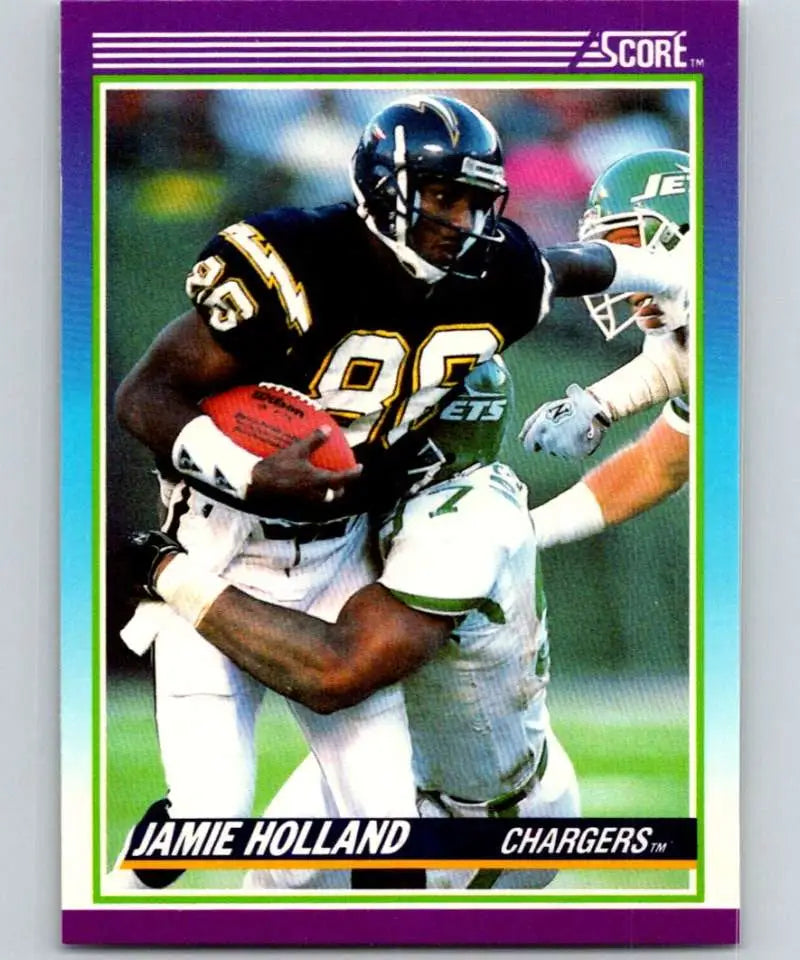 1990 Score #211 Jamie Holland NM-MT San Diego Chargers Football Card - Football Card Single