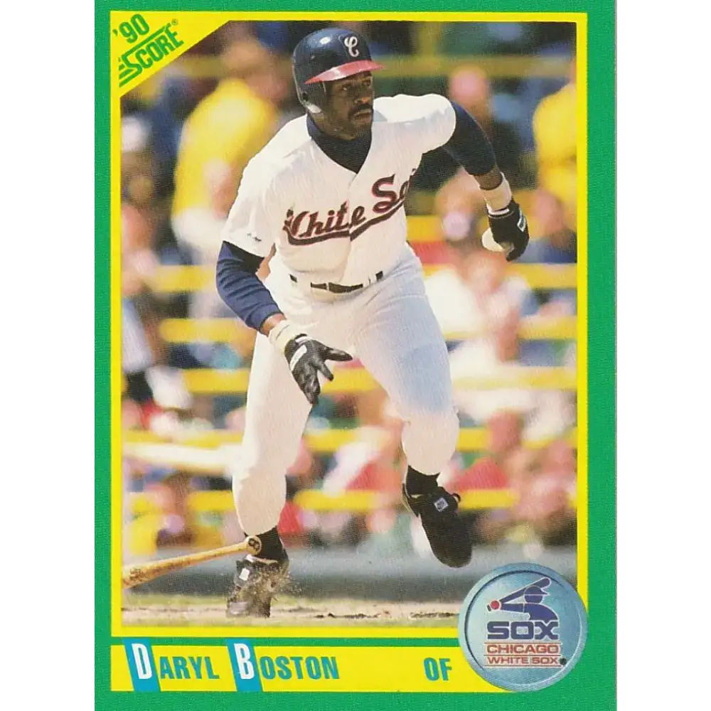 1990 Score #213 Daryl Boston NM-MT Chicago White Sox Baseball Card - Baseball Card Single