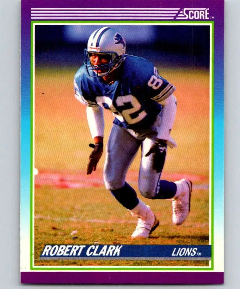 1990 Score #217 Robert Clark NM-MT RC Rookie Detroit Lions Football Card - Football Card Single
