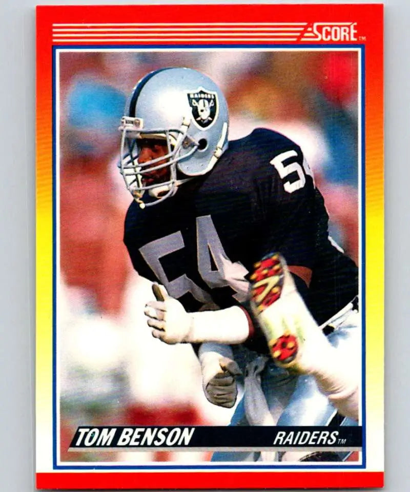 1990 Score #223 Tom Benson NM-MT RC Rookie Los Angeles Raiders Football Card - Football Card Single