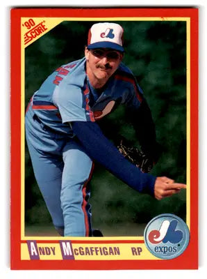 1990 Score #224 Andy McGaffigan NM-MT Expos ID:70041 - Baseball Card Single