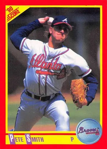 1990 Score #225 Pete Smith NM-MT Braves ID:12165 - Baseball Card Single