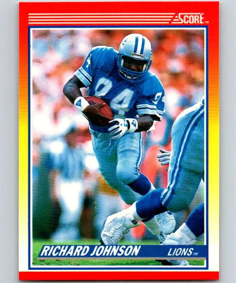 1990 Score #226 Richard Johnson NM-MT Detroit Lions Football Card - Football Card Single