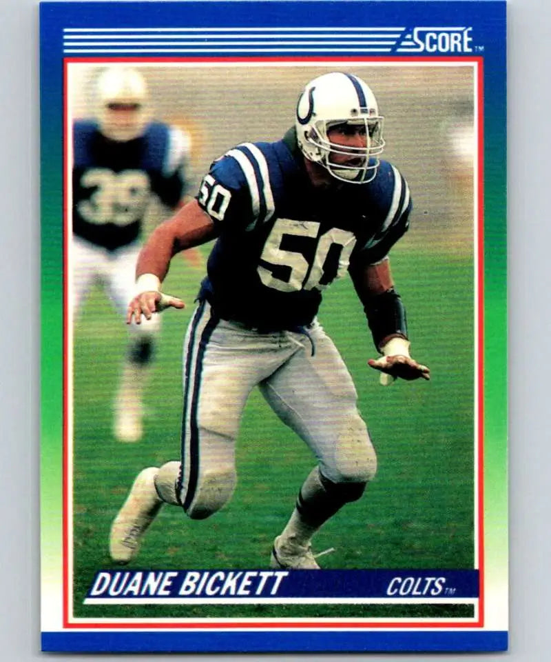 1990 Score #23 Duane Bickett NM-MT Indianapolis Colts Football Card - Football Card Single
