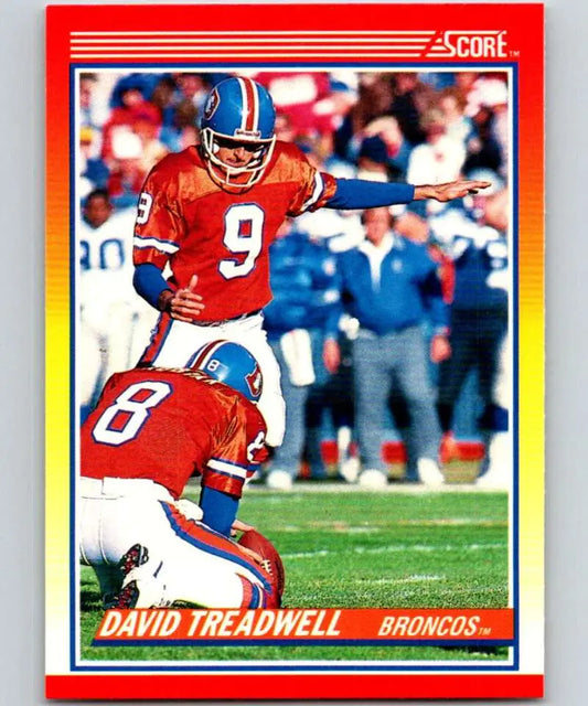 1990 Score #234 David Treadwell NM-MT Denver Broncos Football Card